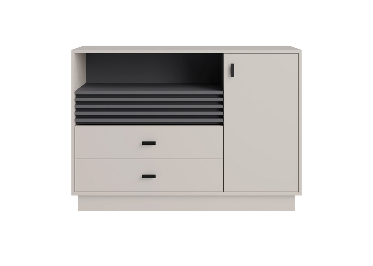 Komoda VELLUTO 120 cm z półką Kaszmir