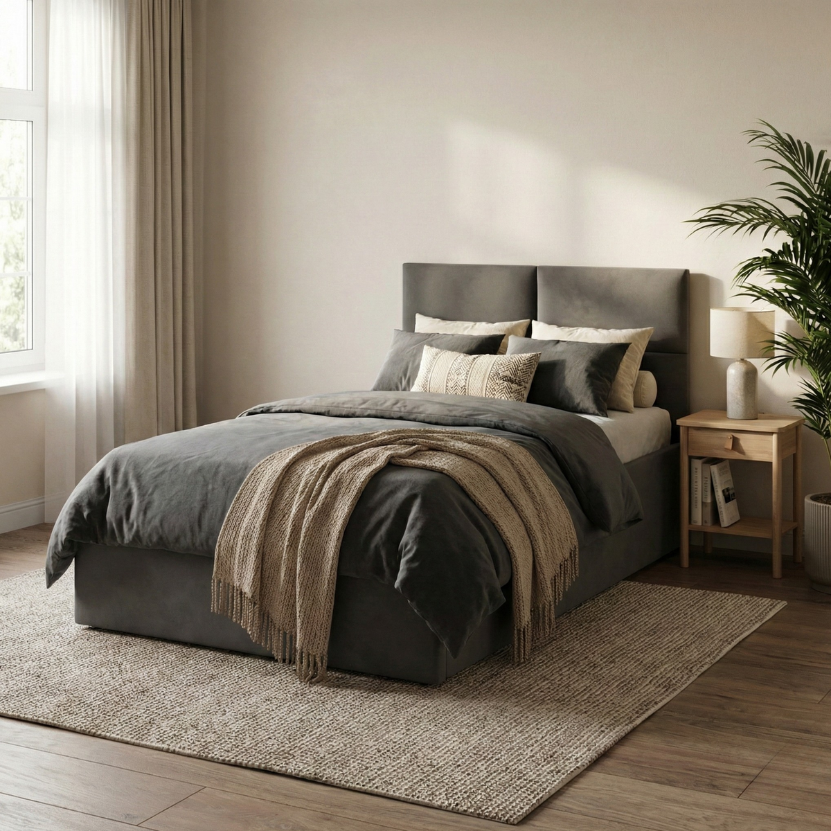Łóżko BORGO 90x200 velvet