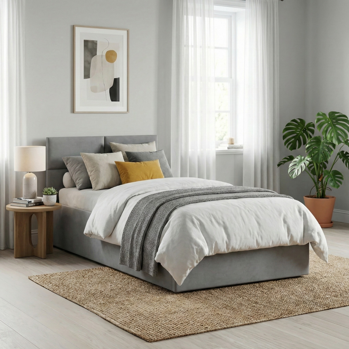 Łóżko BORGO 90x200 velvet
