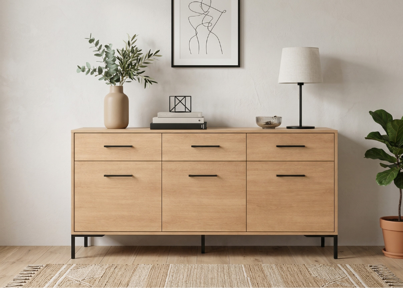 Komoda NORANO 150 cm Dąb artisan