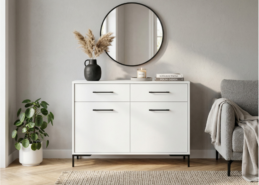 Komoda NORANO 100 cm Biały mat