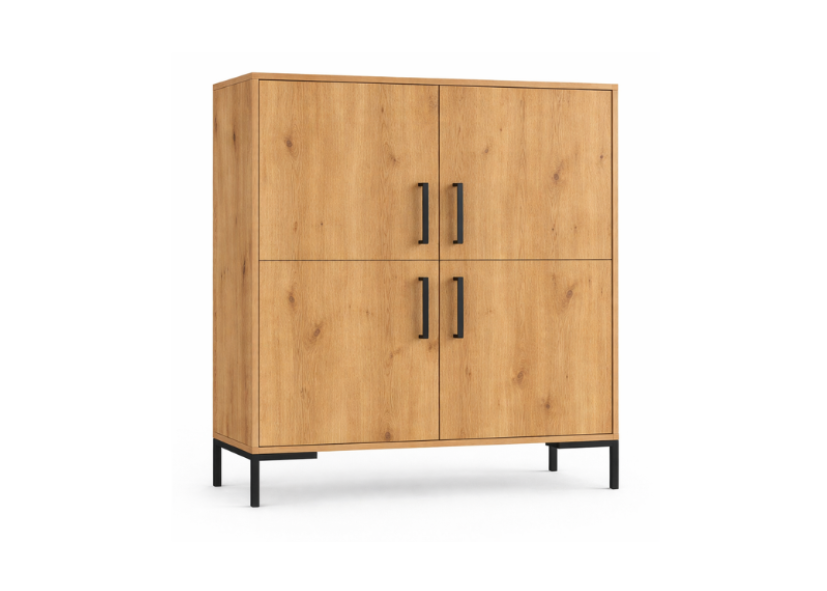 Komoda wysoka NORANO 100 cm Dąb artisan