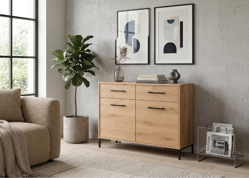 Komoda NORANO 100 cm Dąb artisan