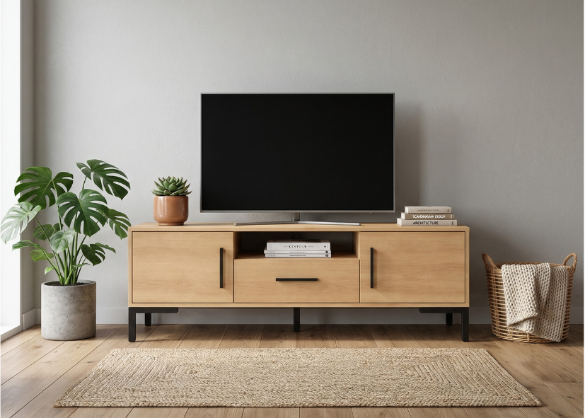 Szafka RTV NORANO 150 cm Dąb artisan