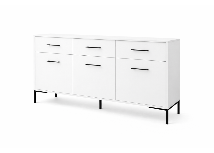 Komoda NORANO 150 cm Biały mat