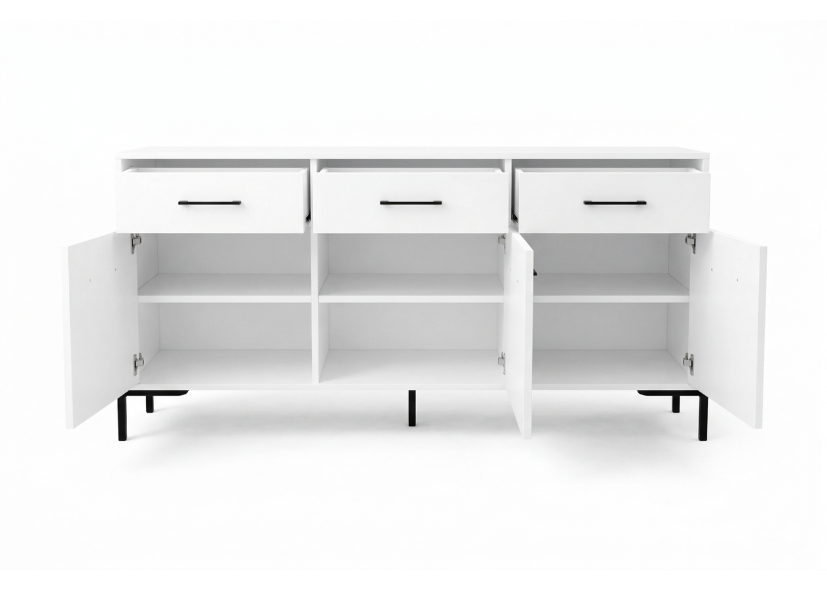 Komoda NORANO 150 cm Biały mat