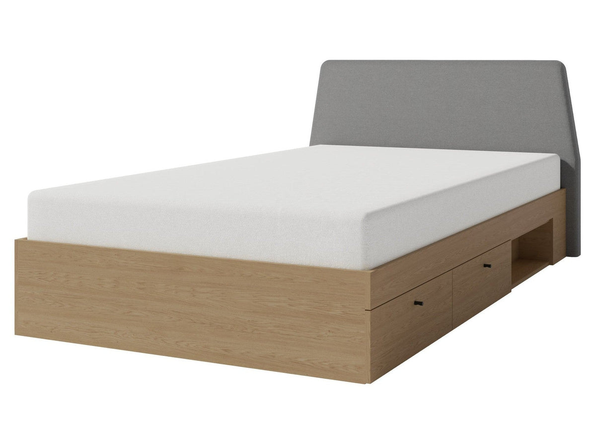 Łóżko AURELIA 120x200 z szufladami Eukaliptus