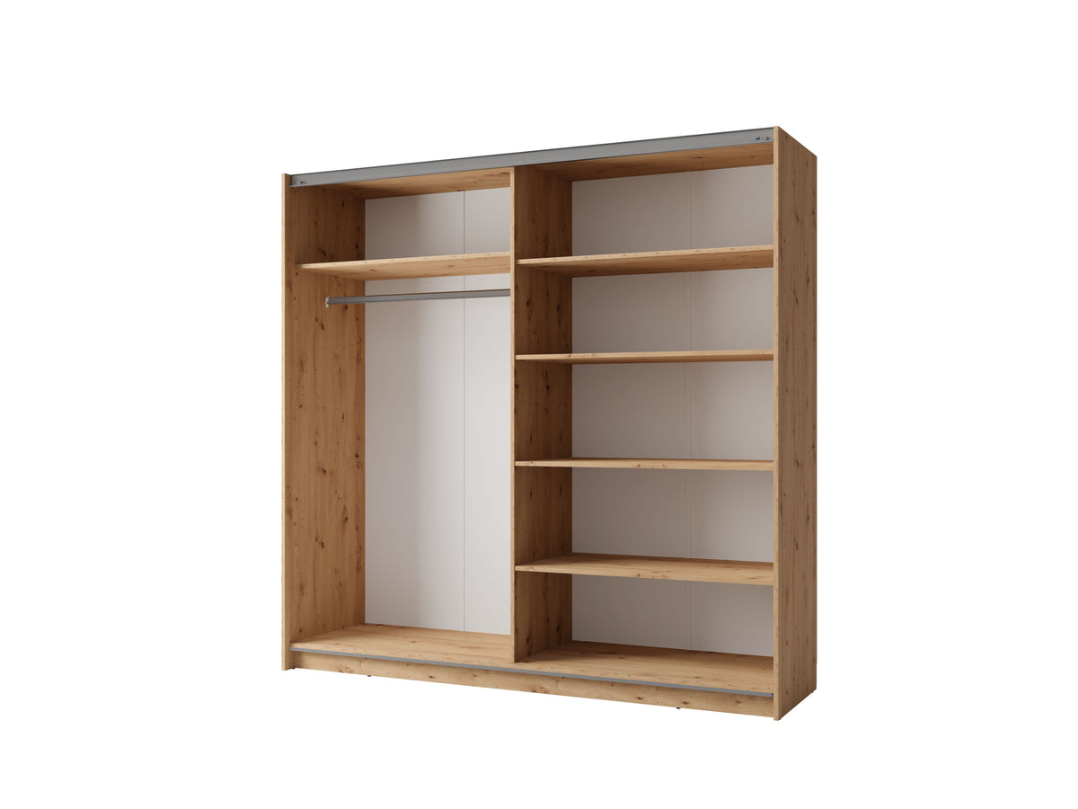 Szafa przesuwna ZAIDA 200 cm Dąb artisan