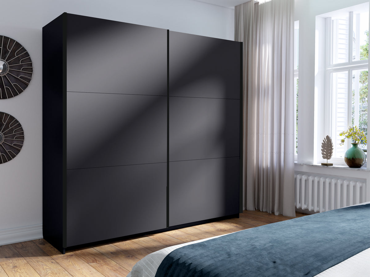 Szafa przesuwna ZAIDA 150 cm Szary
