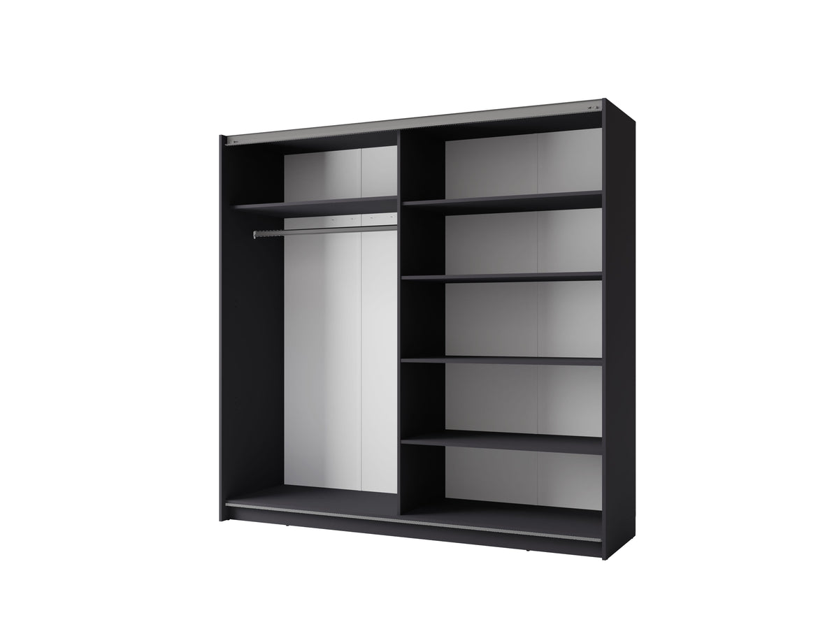 Szafa przesuwna ZAIDA 150 cm Szary