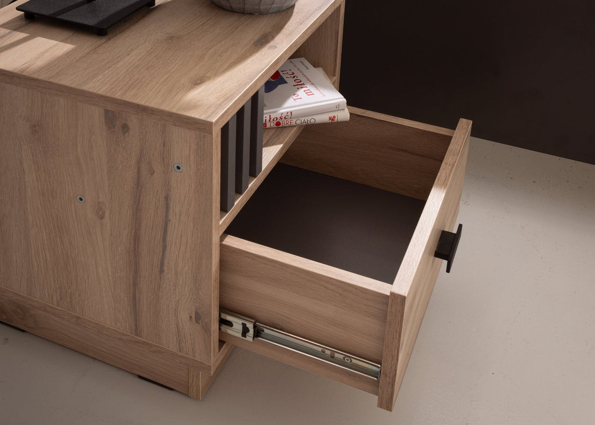 Stolik nocny VELLUTO 40 cm Jasny dąb
