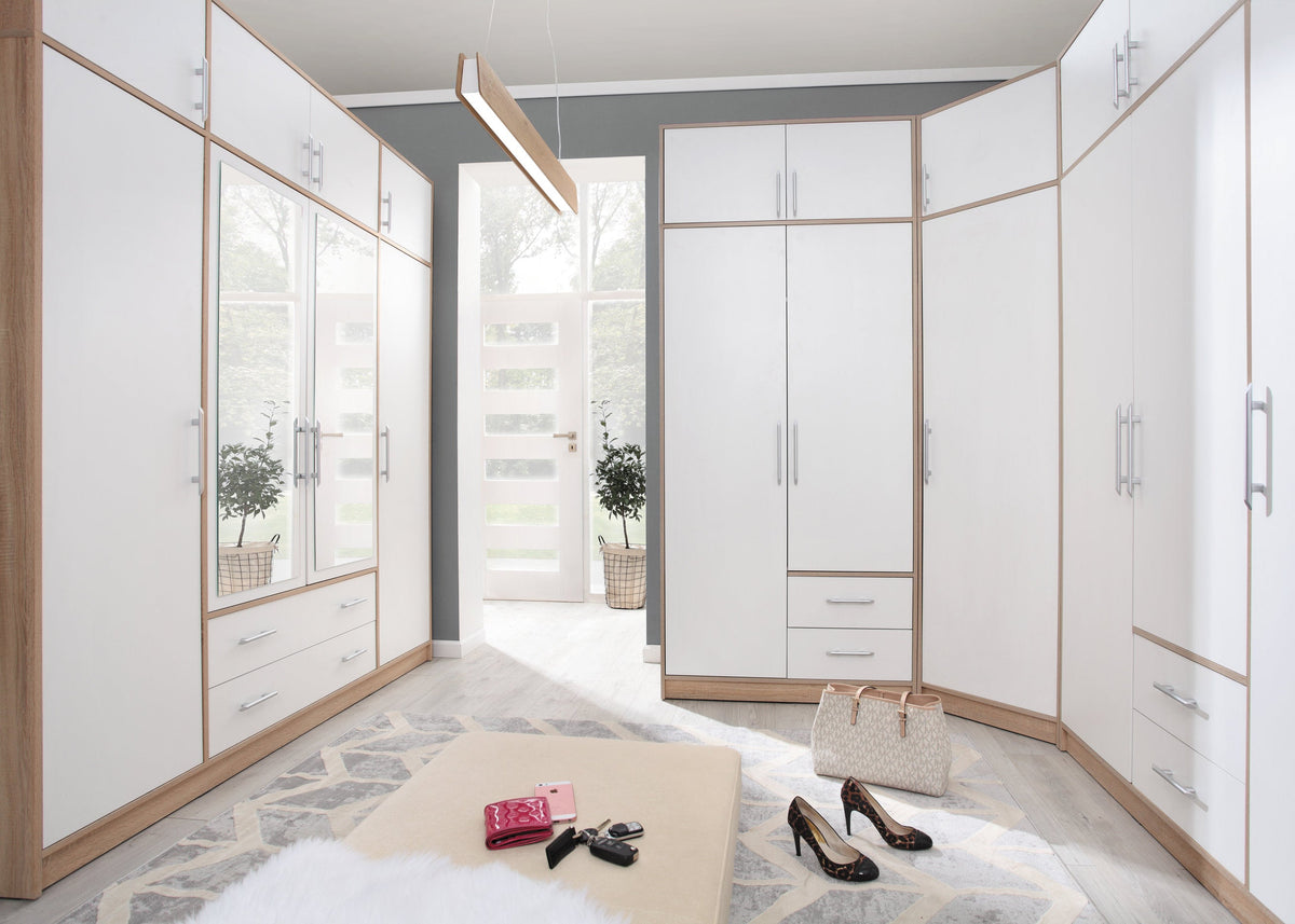 Komoda VENTO 140 cm Dąb sonoma + biały