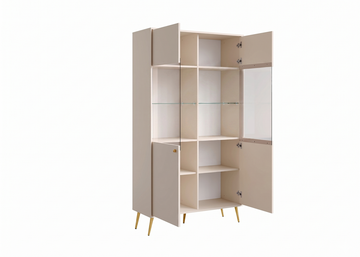 Witryna ETERIS 105 cm Beżowy