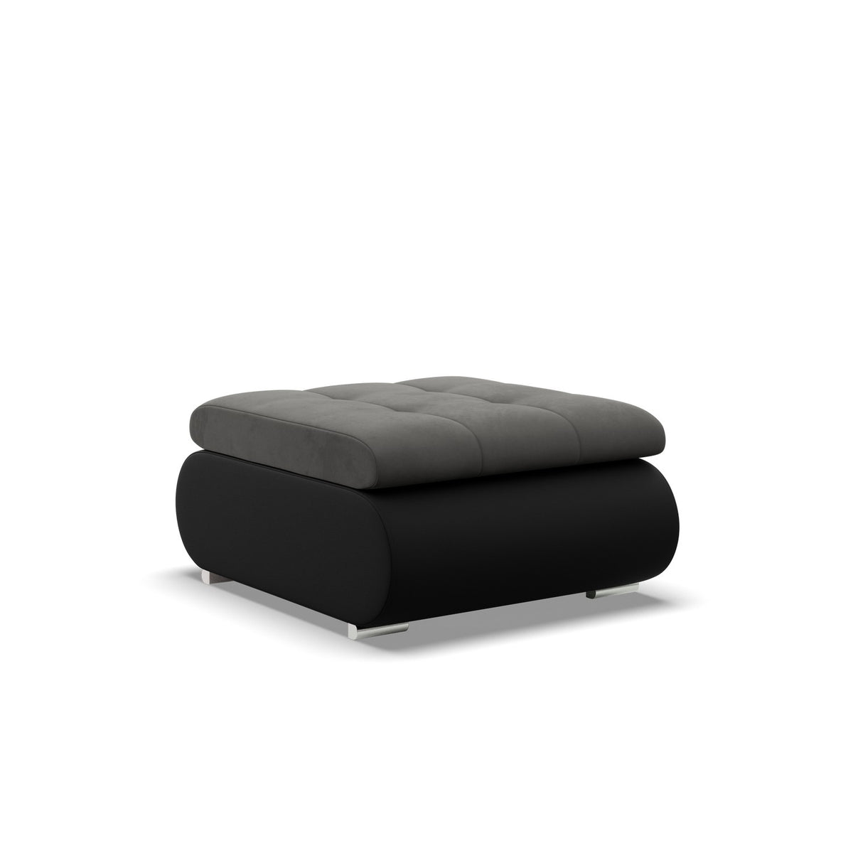 Pufa FORESTA velvet+ekoskóra