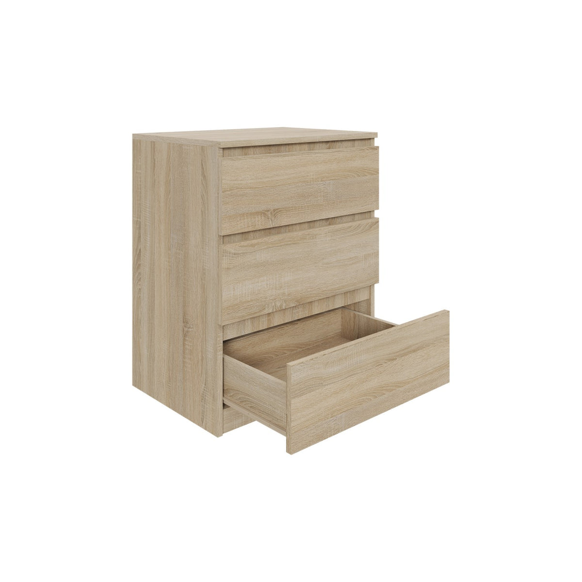 Komoda MODO 60 cm 3 szuflady Dąb sonoma