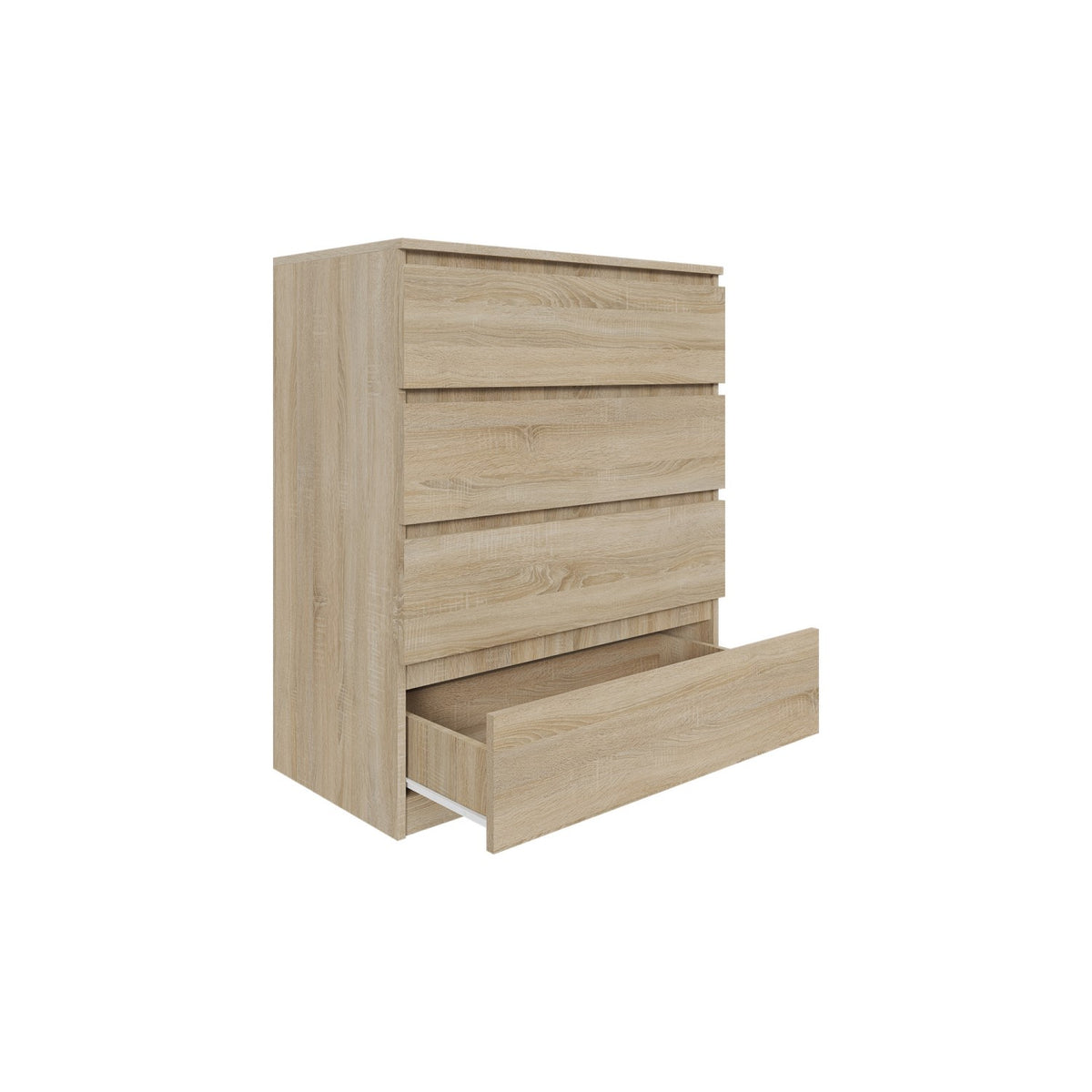 Komoda MODO 80 cm 4 szuflady Dąb sonoma