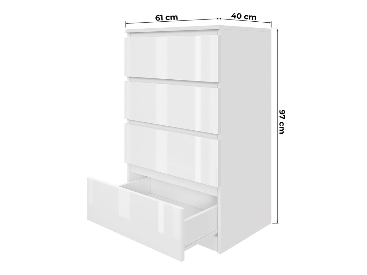Komoda MODO 60 cm 4 szuflady Dąb sonoma