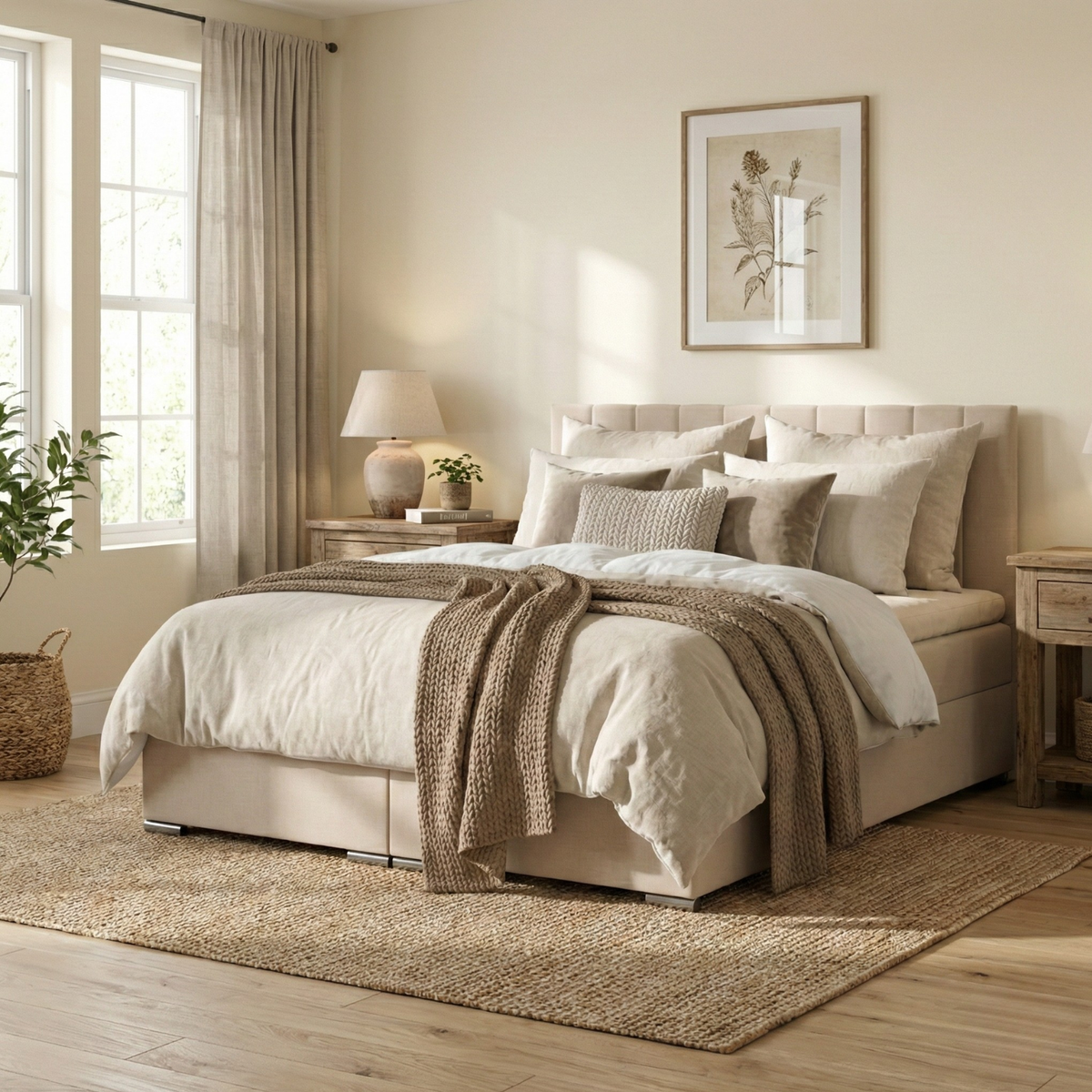 Łóżko AGEN 160x200 plecionka