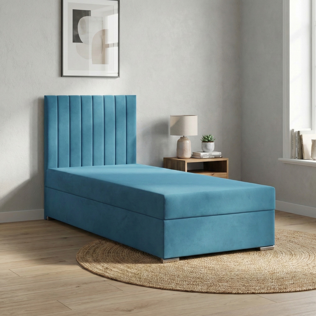 Łóżko AGEN 90x200 velvet