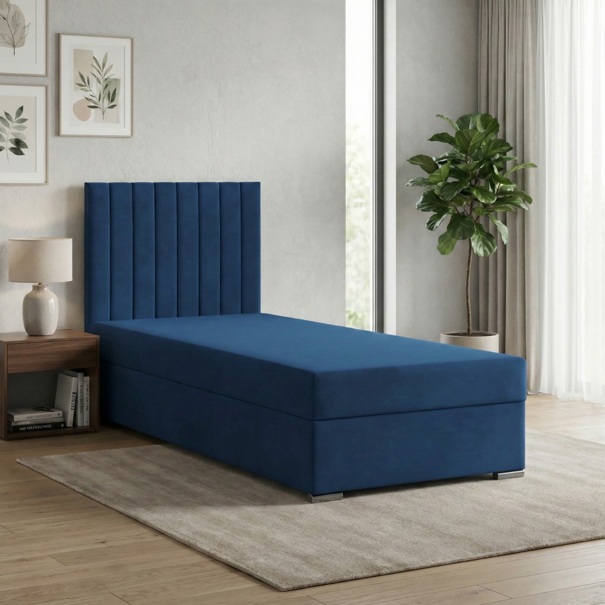 Łóżko AGEN 90x200 velvet