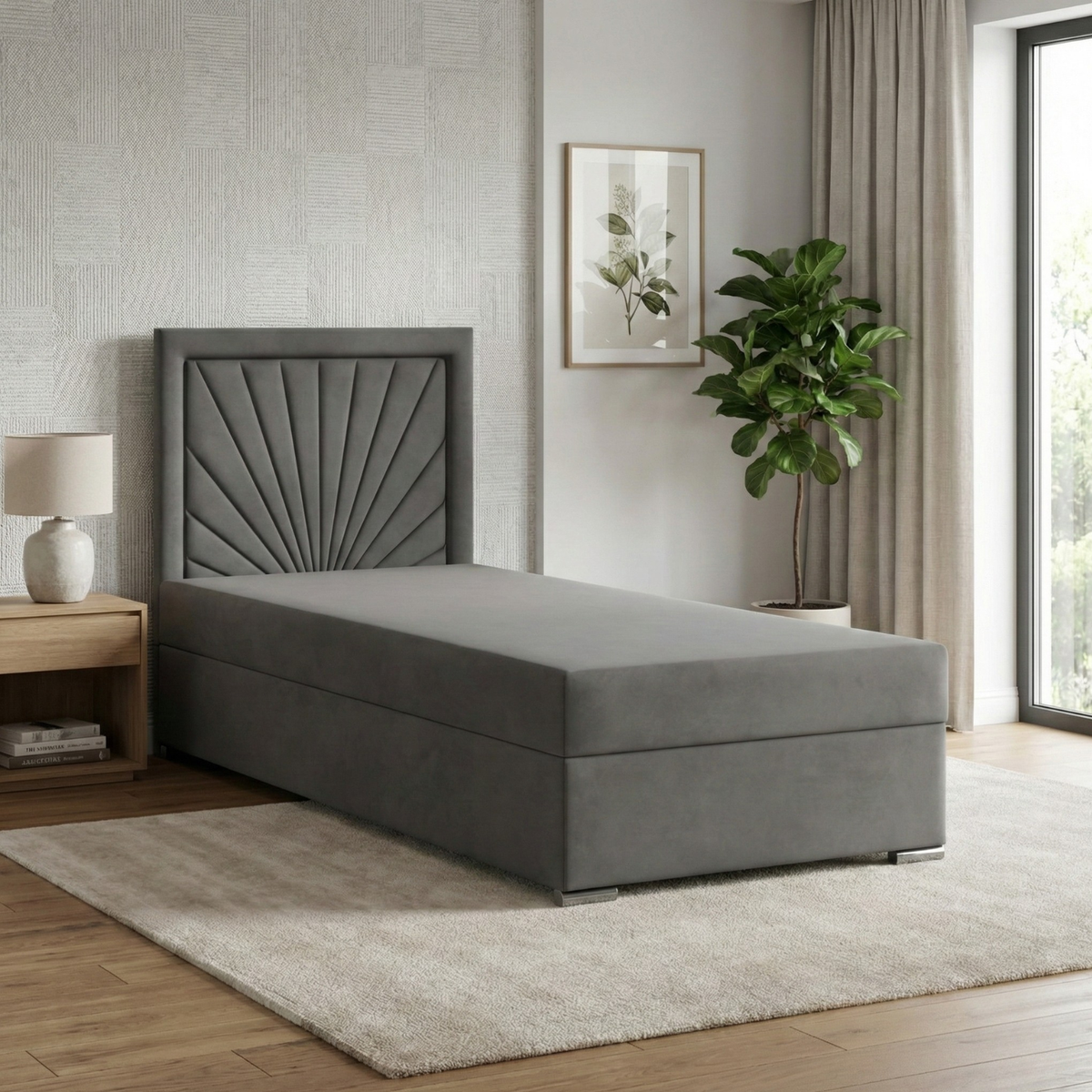 Łóżko VICENZA 90x200 velvet