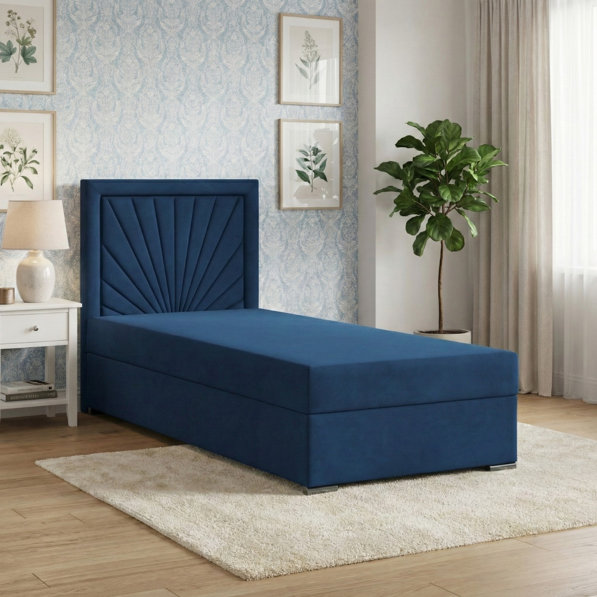 Łóżko VICENZA 90x200 velvet