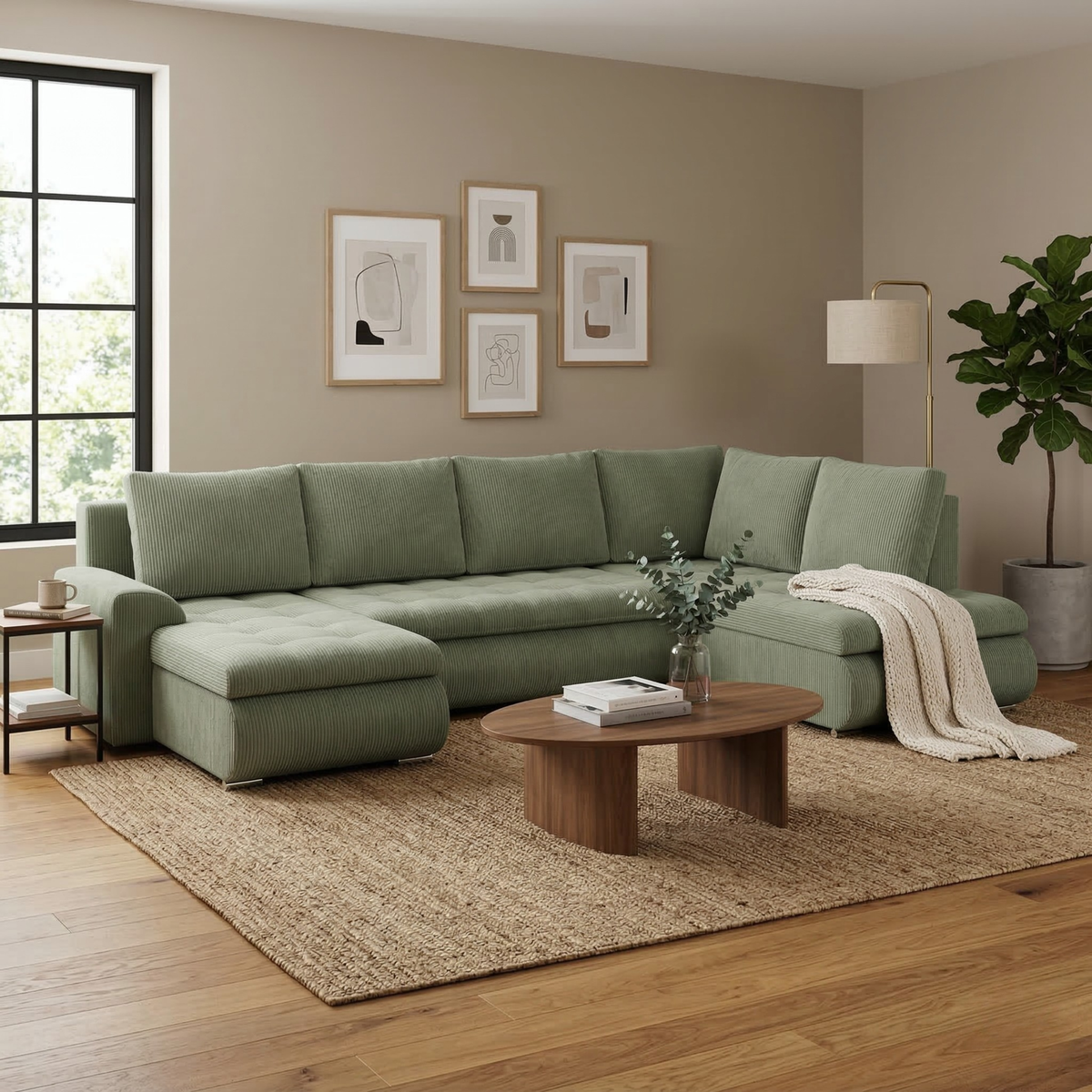 Narożnik FORESTA UOL sztruks