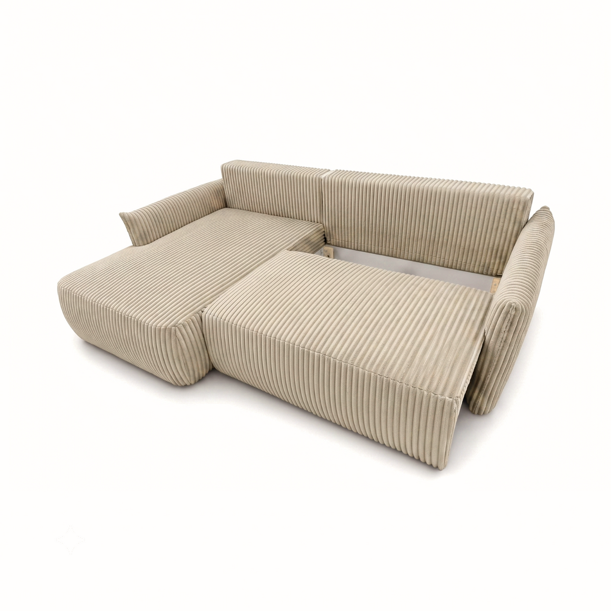 Narożnik MELIO L gruby sztruks