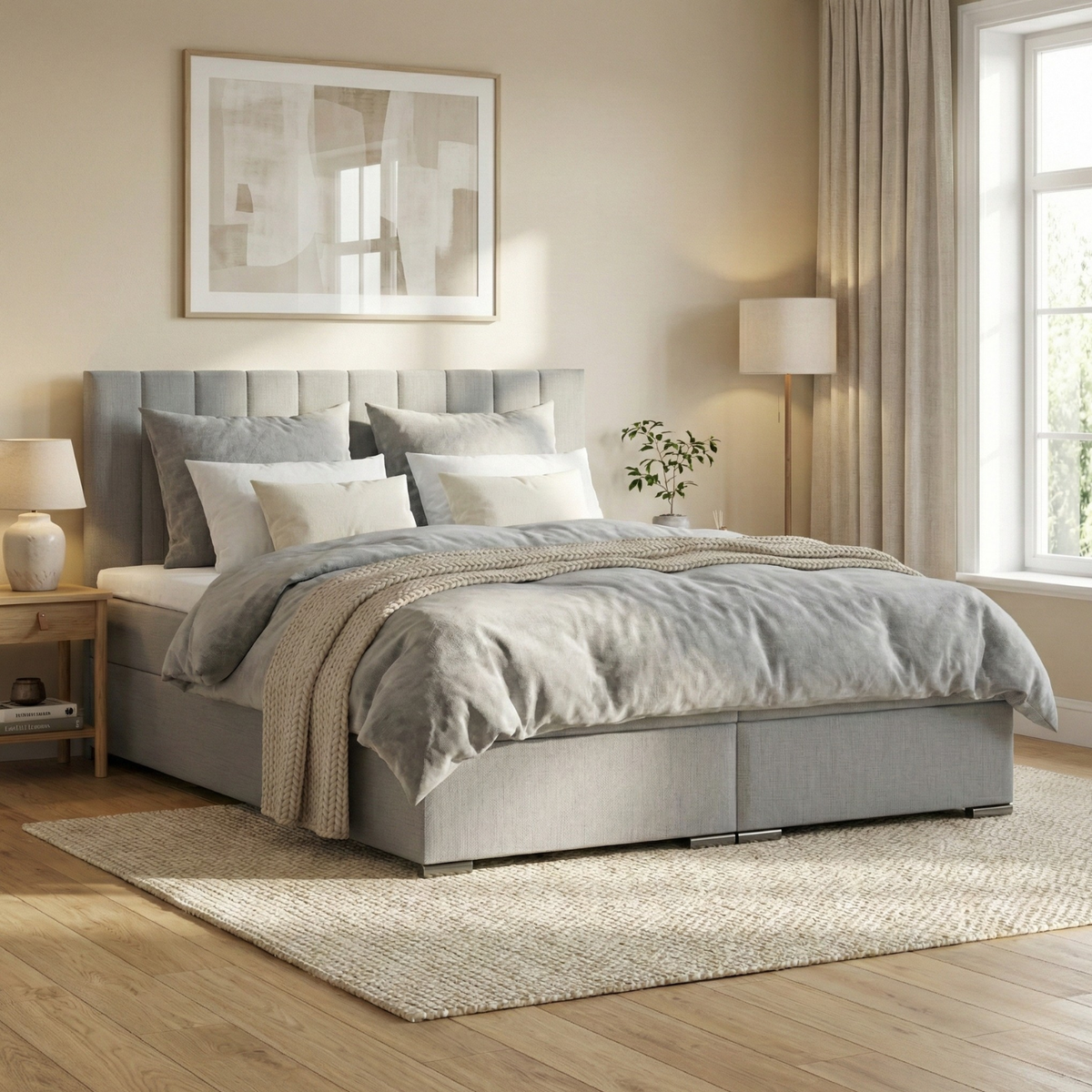 Łóżko AGEN 160x200 plecionka