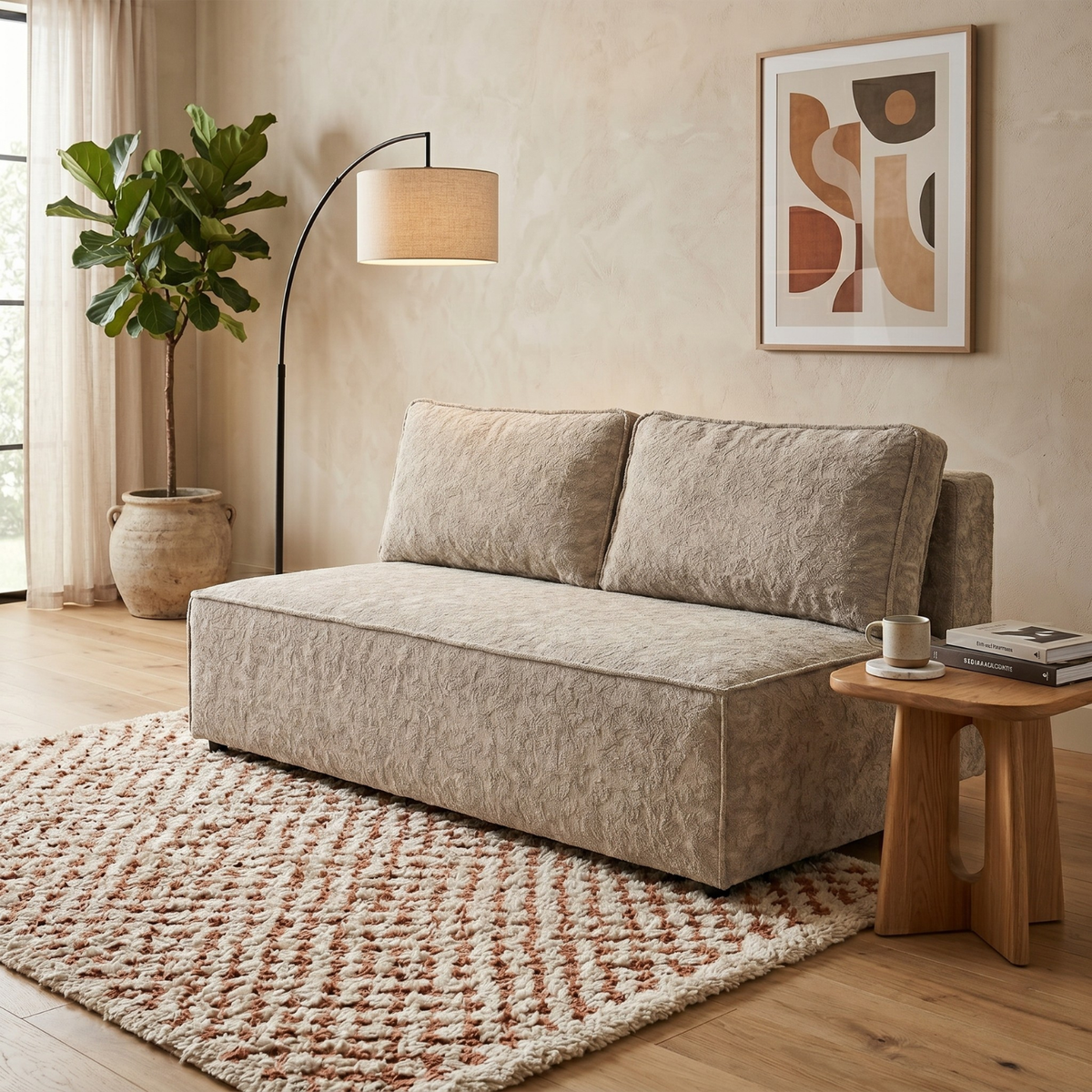 Kanapa FORANO boucle