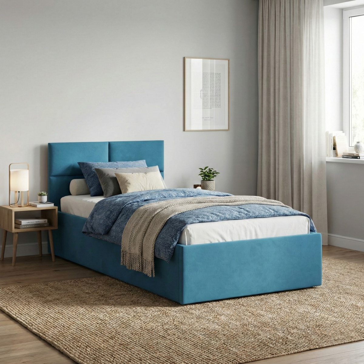 Łóżko BORGO 90x200 velvet