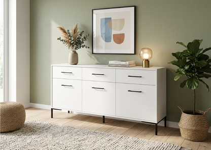 Komoda NORANO 150 cm Biały mat