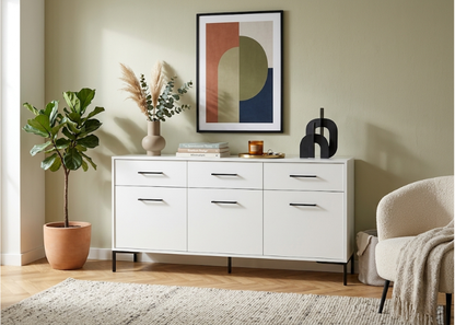 Komoda NORANO 150 cm Biały mat