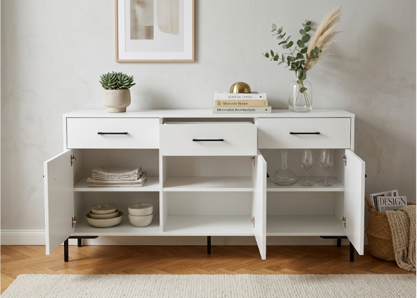Komoda NORANO 150 cm Biały mat
