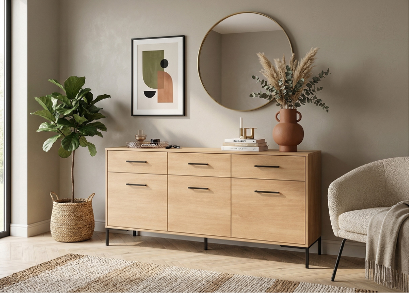 Komoda NORANO 150 cm Dąb artisan