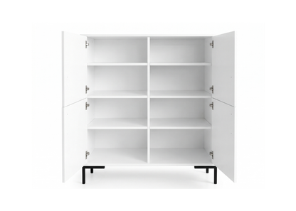 Komoda wysoka NORANO 100 cm Biały mat