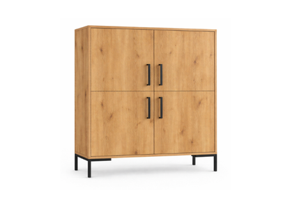 Komoda wysoka NORANO 100 cm Dąb artisan