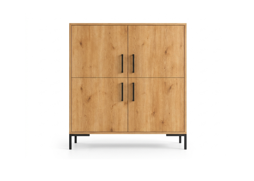 Komoda wysoka NORANO 100 cm Dąb artisan