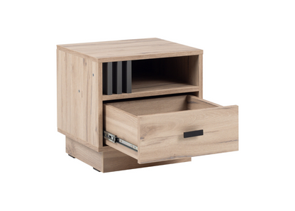 Stolik nocny VELLUTO 40 cm Jasny dąb