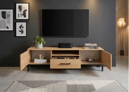 Szafka RTV NORANO 150 cm Dąb artisan