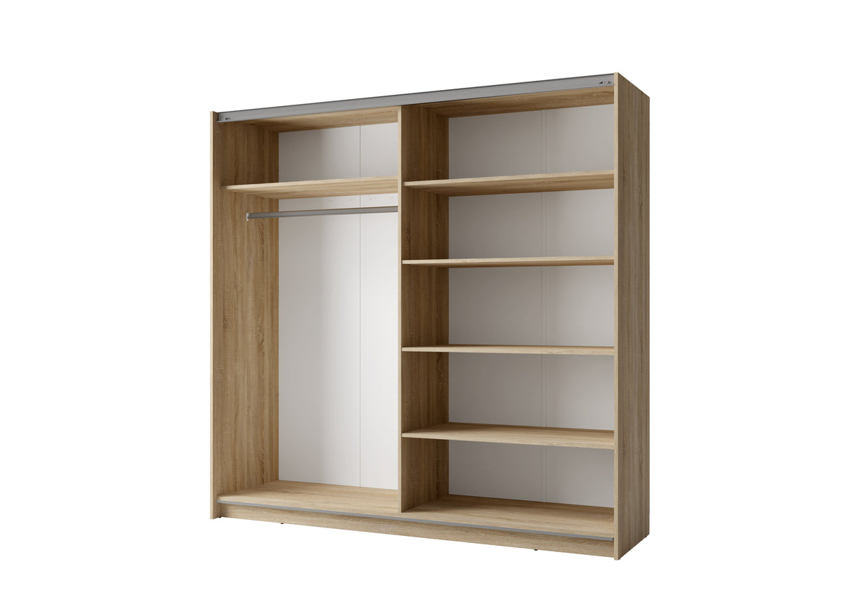 Szafa przesuwna ZAIDA 200 cm Dąb sonoma