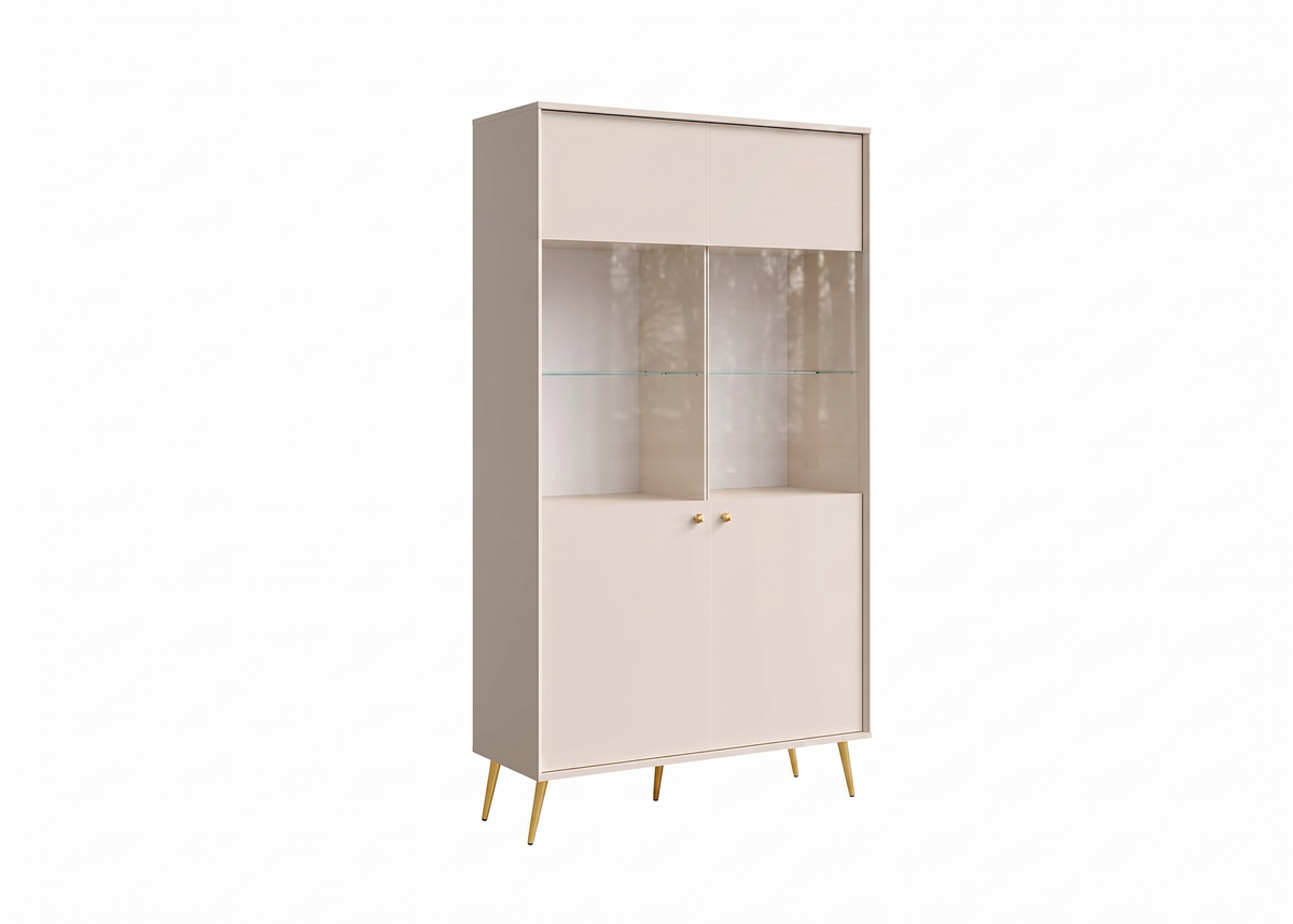 Witryna ETERIS 105 cm Beżowy