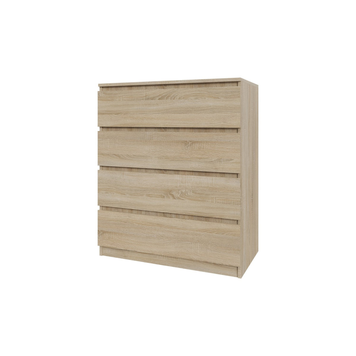 Komoda MODO 80 cm 4 szuflady Dąb sonoma