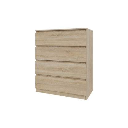 Komoda MODO 80 cm 4 szuflady Dąb sonoma