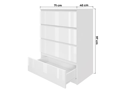 Komoda MODO 70 cm 4 szuflady Dąb sonoma
