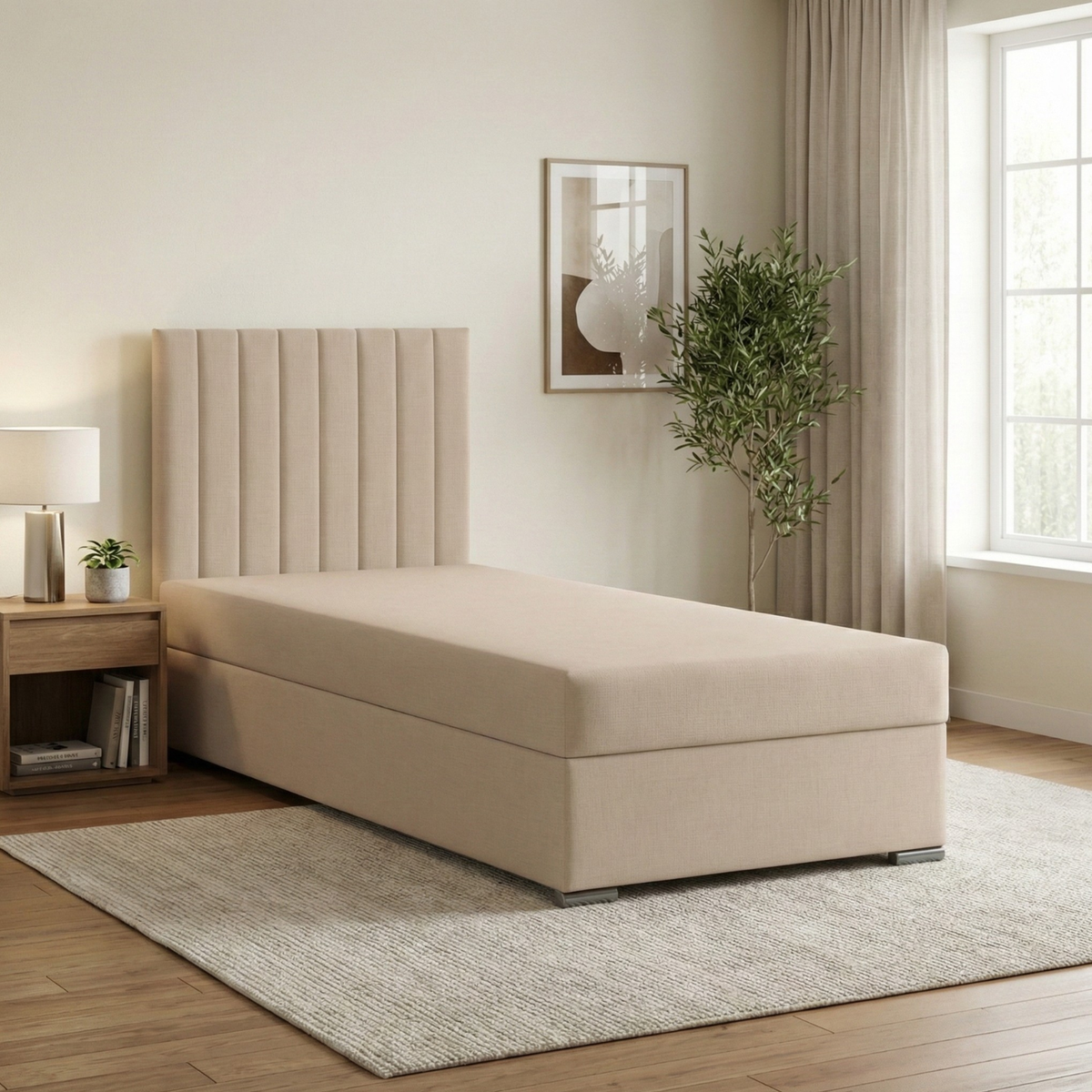 Łóżko AGEN 90x200 plecionka
