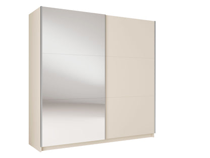 Szafa przesuwna z lustrem ZAIDA 150 cm Beżowy