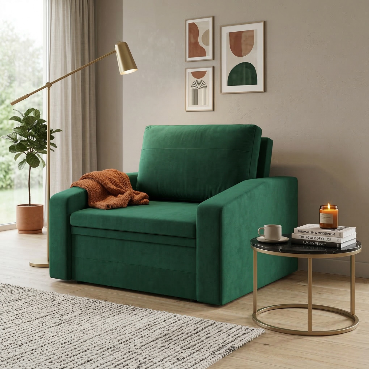 Fotel ORBIT 90 velvet