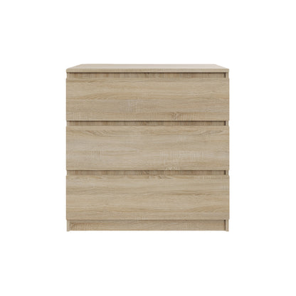 Komoda MODO 80 cm 3 szuflady Dąb sonoma