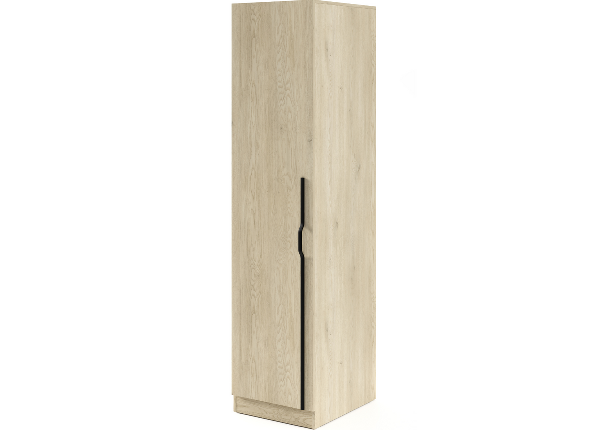 Szafa jednodrzwiowa ZIP 50 cm metalowy uchwyt Dąb cremona